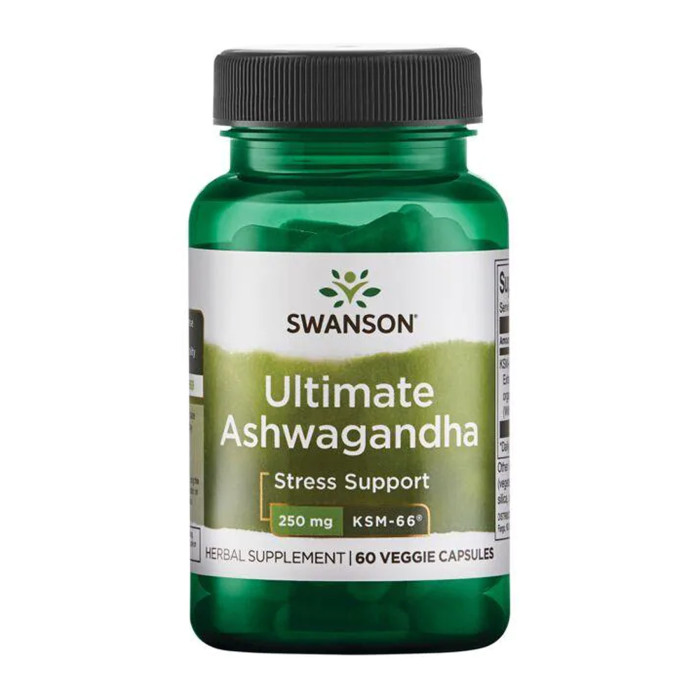 Ultimate Ashwagandha 250 mg - 60veg caps — офіційна ціна та характеристики