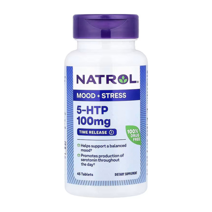 5-HTP 100mg Time Release - 45 tabs — офіційна ціна та характеристики