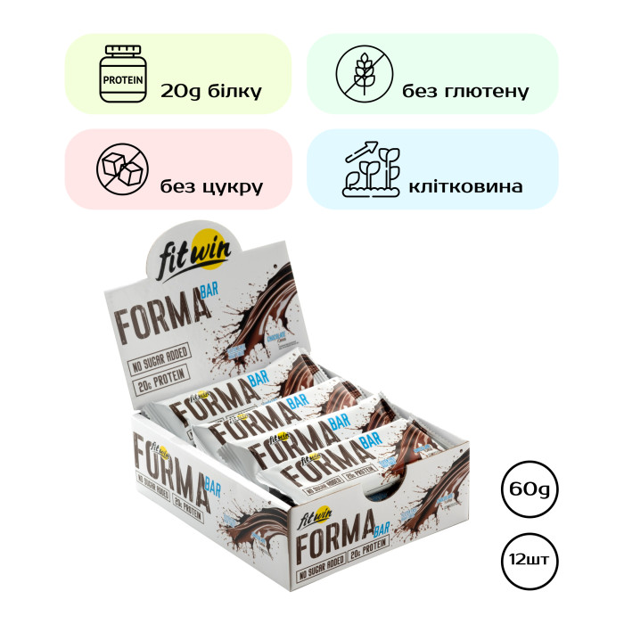 Forma Bar - 12x60g Chocolate — офіційна ціна та характеристики