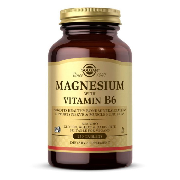 Magnesium with Vitamin B6 - 250 tabs — офіційна ціна та характеристики