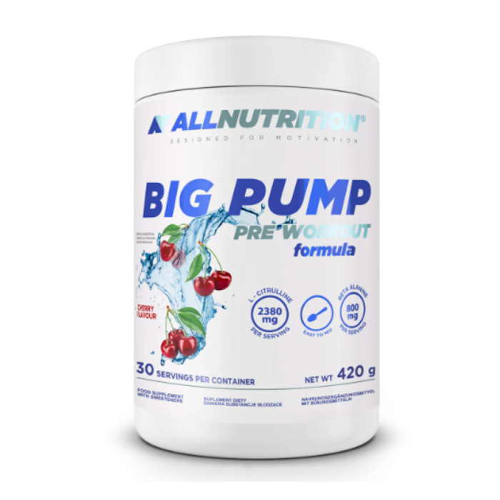 Big Pump Pre Workaut Formula - 420g Cherry — офіційна ціна та характеристики