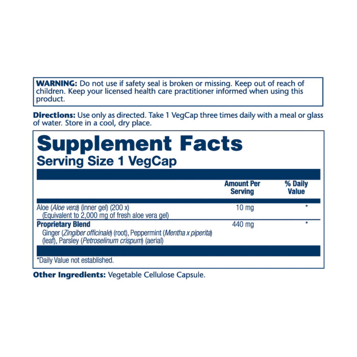 Aloe Vera Gel 10mg - 100 vcaps — офіційна ціна та характеристики
