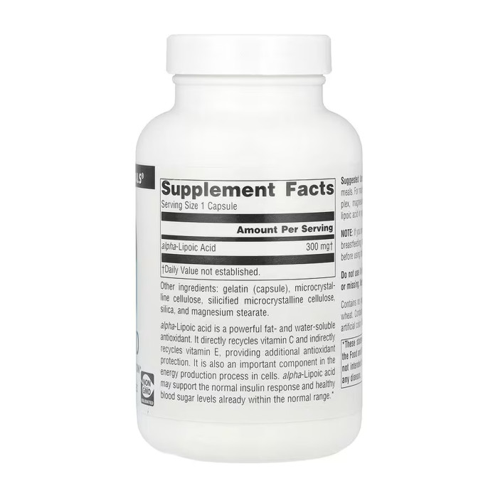 Alpha Lipoic Acid 300 mg - 120 caps — офіційна ціна та характеристики