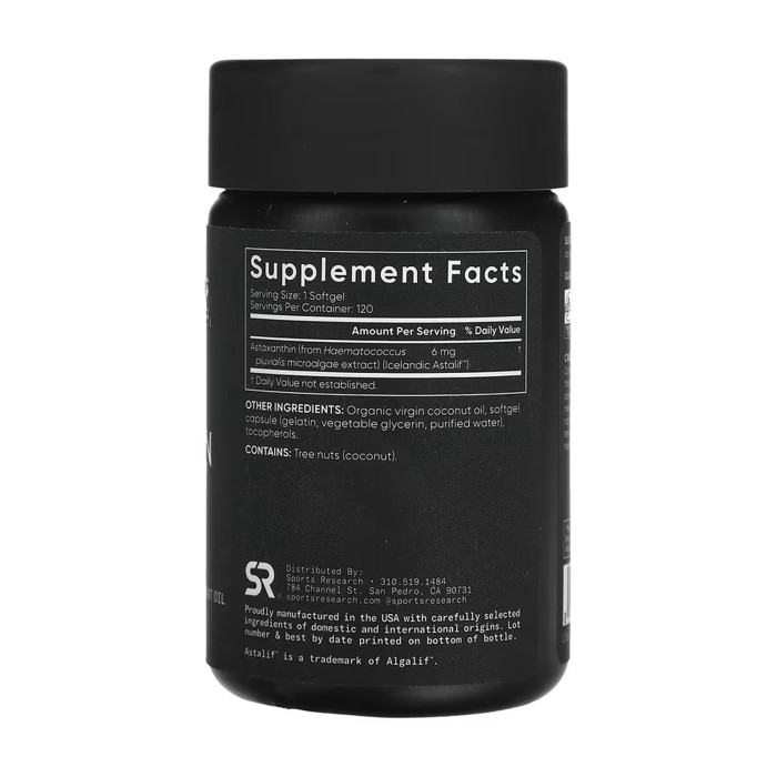 Astaxanthin 6mg - 120 softgels — офіційна ціна та характеристики