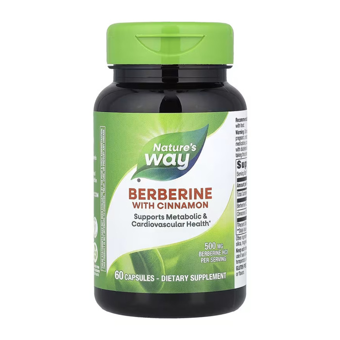 Berberine with Cinnamon - 60 vcaps — офіційна ціна та характеристики