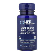 Black Cumin Seed Oil and Curcumin Elite™ - 60 softgels (До 12.26)