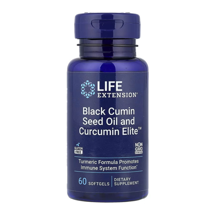 Black Cumin Seed Oil and Curcumin Elite™ - 60 softgels (До 12.26) — офіційна ціна та характеристики