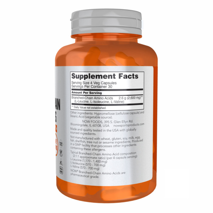 Branched-Chain Amino Acids - 240 vcaps — офіційна ціна та характеристики