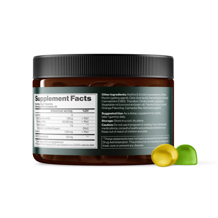 CBD Gummies Full Spectrum 750 mg Apple & Lemon - 30 gummies — офіційна ціна та характеристики