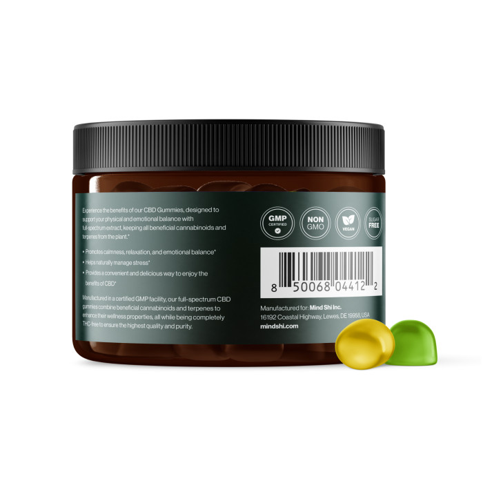 CBD Gummies Full Spectrum 750 mg Apple & Lemon - 30 gummies — офіційна ціна та характеристики