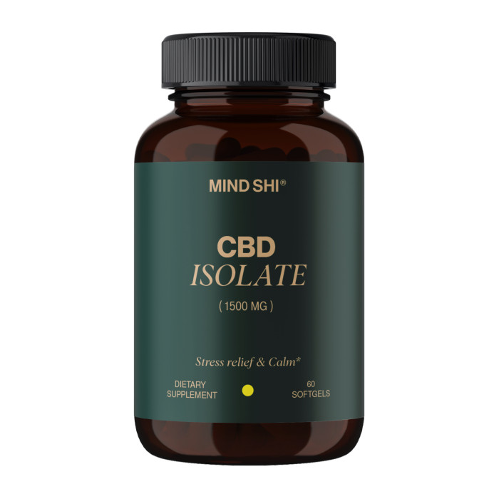 CBD Isolate 1500 mg - 60 softgels — офіційна ціна та характеристики