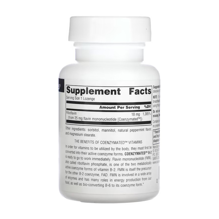 Coenzymated™ B-2 25 mg Peppermint - 60 lozenges — офіційна ціна та характеристики