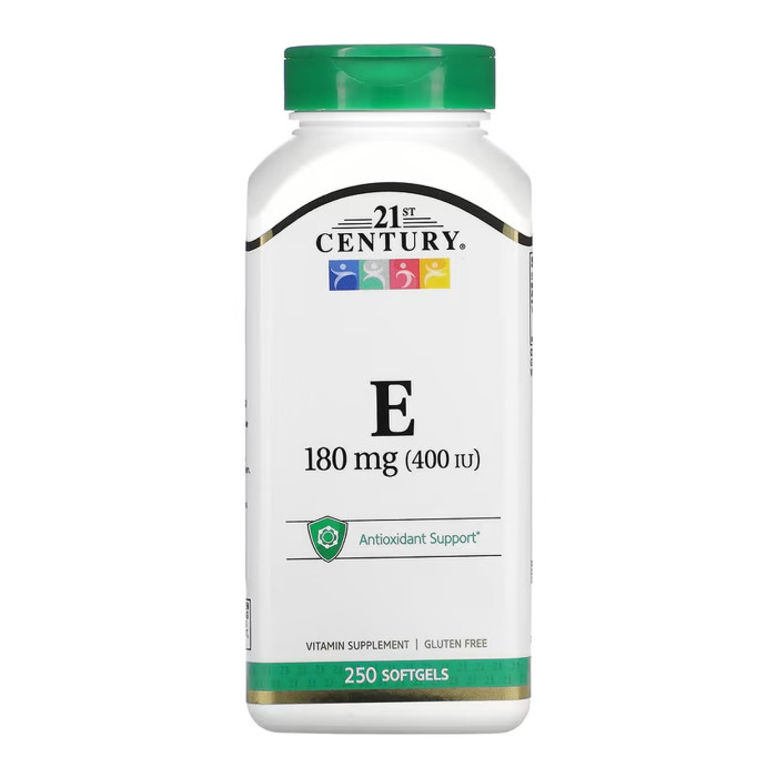 E 180 mg (400IU) - 250 softgels — офіційна ціна та характеристики