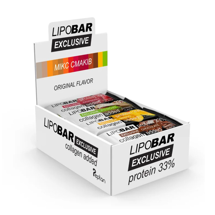 Lipobar Exclusive - 20x50g Mix Box — офіційна ціна та характеристики