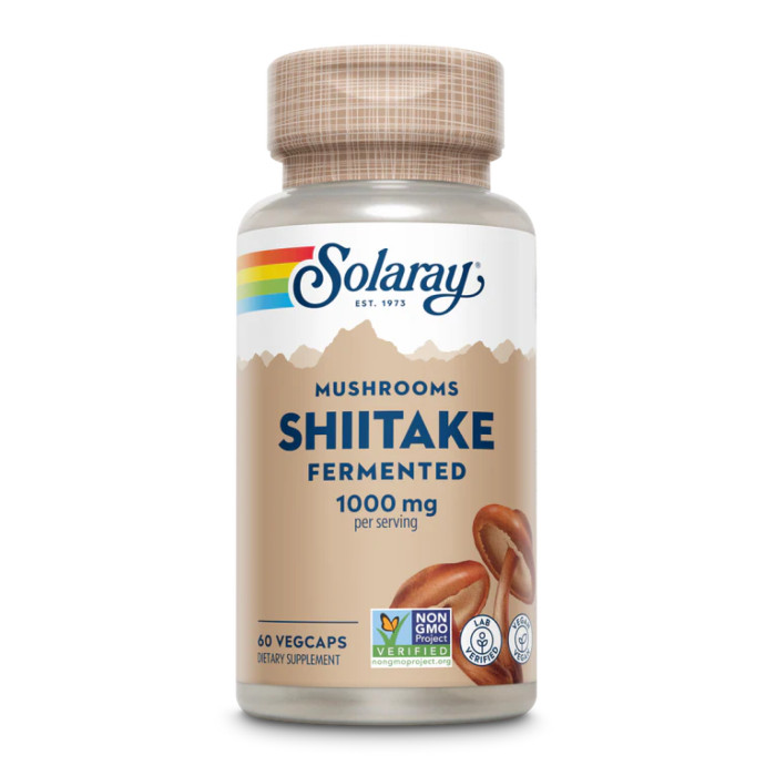Fermented Shiitake Mushroom 1000mg - 60 vcaps (До 11.25) — офіційна ціна та характеристики