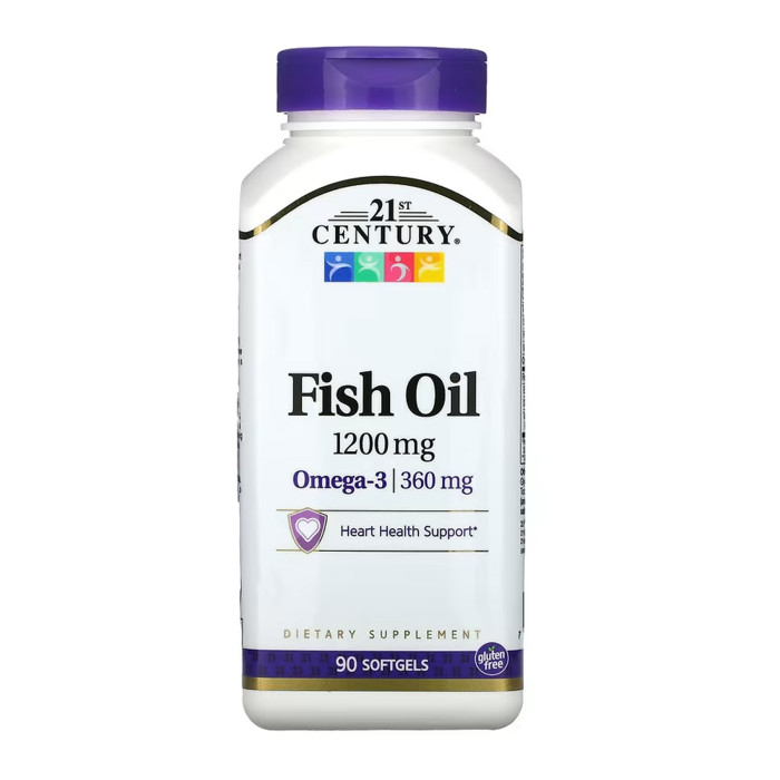 Fish Oil 1200 mg - 90 softgels — офіційна ціна та характеристики