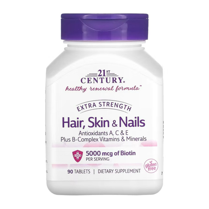 Hair, Skin & Nails Extra Strength - 90 tabs — офіційна ціна та характеристики