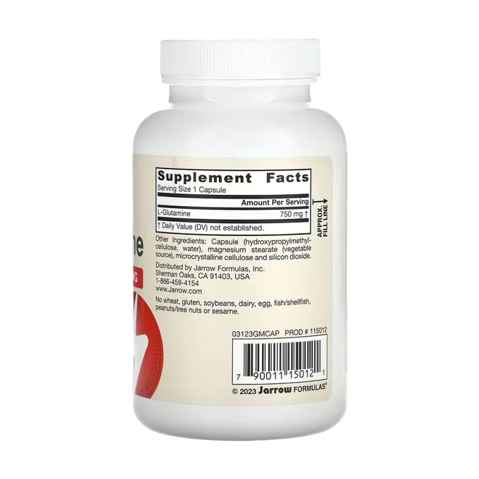 L-Glutamine 750mg- 120 caps — офіційна ціна та характеристики