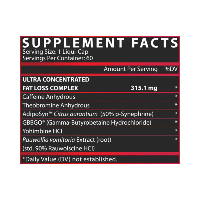 Lipo 6 Black Ultra Concentrate - 60 caps (EU version)