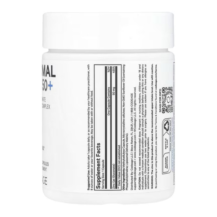 Liposomal Zinc - 100 vcaps