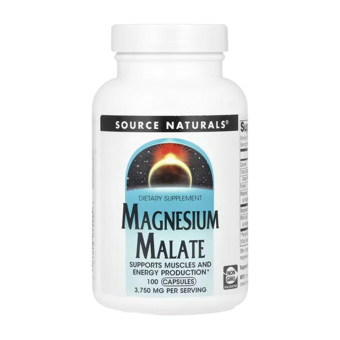 Magnesium Malate 625mg - 100 caps — офіційна ціна та характеристики