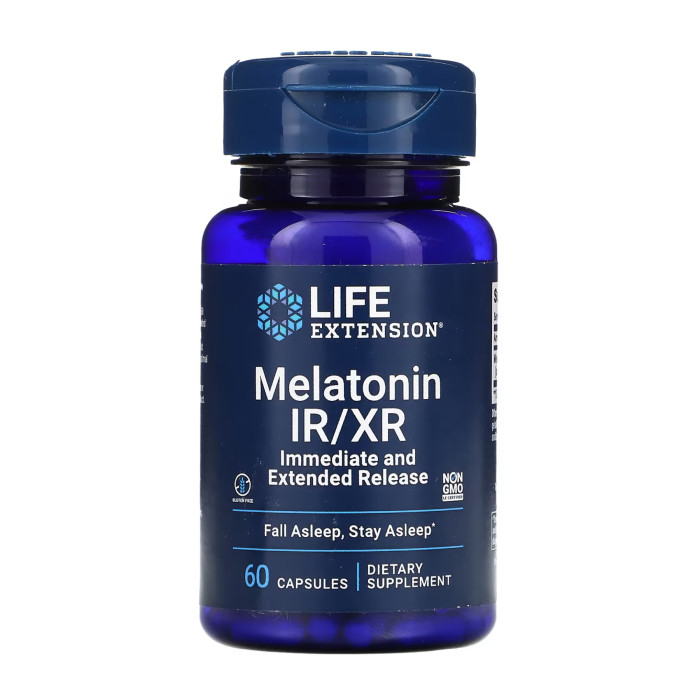 Melatonin IR/XR - 60 caps — офіційна ціна та характеристики