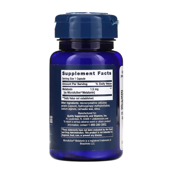 Melatonin IR/XR - 60 caps — офіційна ціна та характеристики