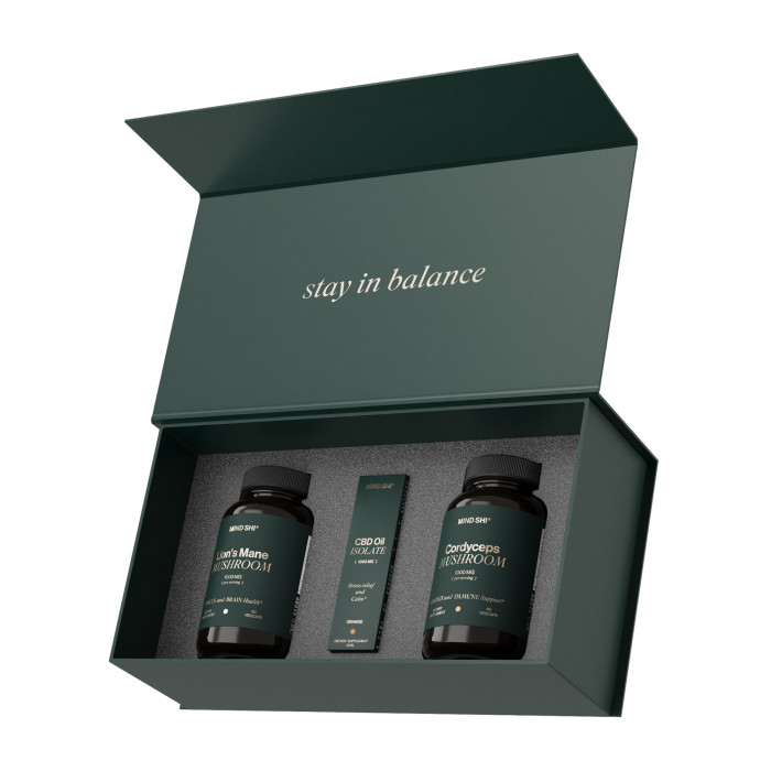 MIND SHI Mushroom+CBD Oil Premium Box — офіційна ціна та характеристики