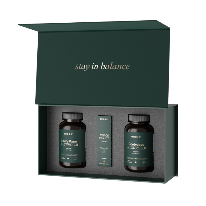 MIND SHI Mushroom+CBD Oil Premium Box — офіційна ціна та характеристики