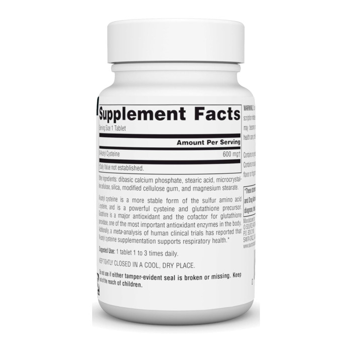 N-Acetyl Cysteine 1000mg - 60 tabs — офіційна ціна та характеристики