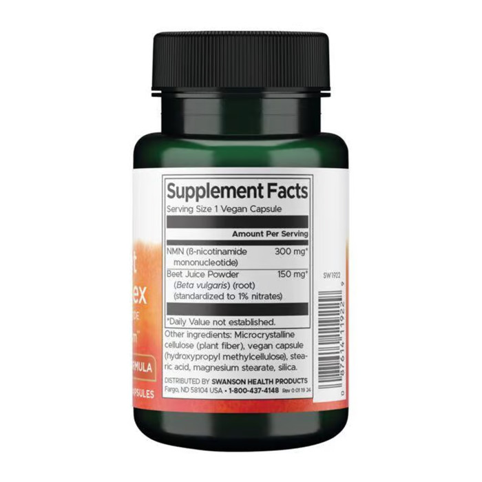 NMN + Beet Root Complex - 30 vcaps — офіційна ціна та характеристики