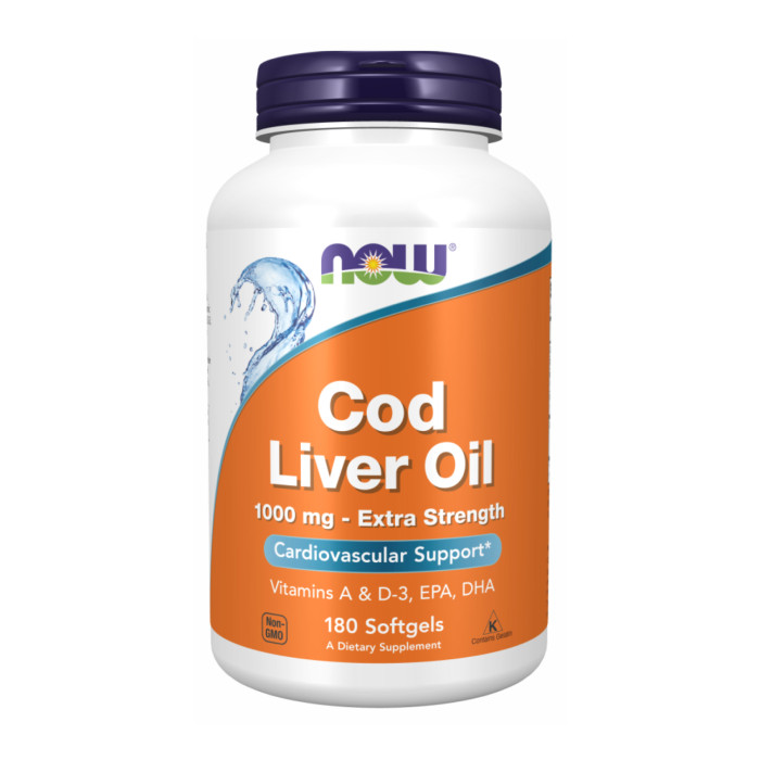 Cod Liver Oil 1000mg - 180 sgels — офіційна ціна та характеристики