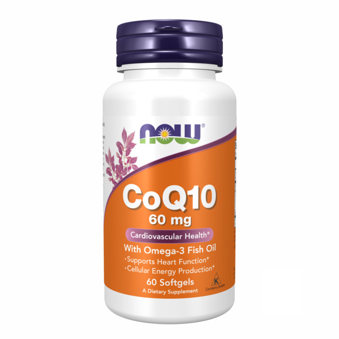 CoQ10 60mg with Omega-3 - 60 sgels — офіційна ціна та характеристики