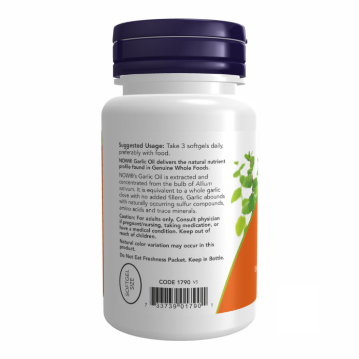 Garlic Oil 1500mg - 100 sgels — офіційна ціна та характеристики