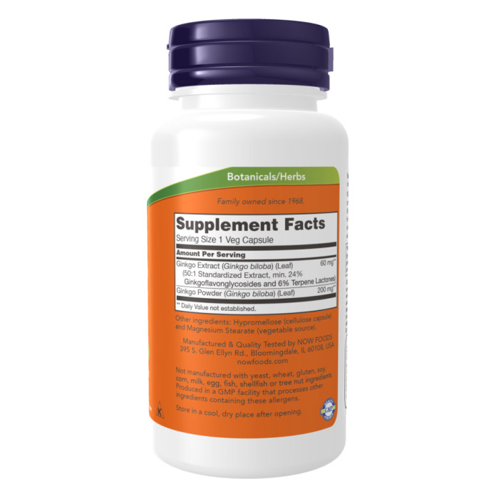 Ginkgo Biloba 60mg - 240 vcaps — офіційна ціна та характеристики