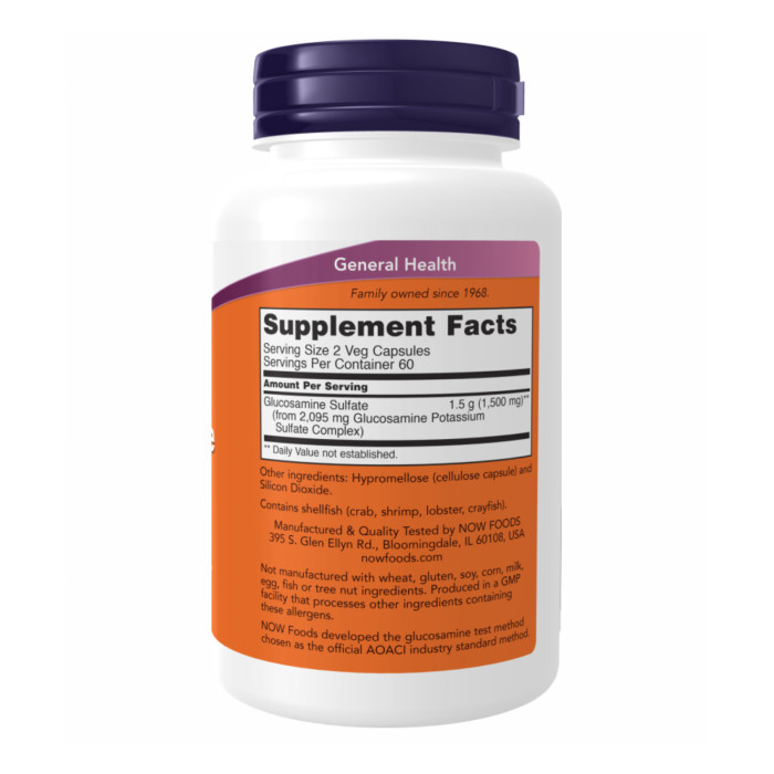 Glucosamine Sulfate 750mg - 240 vcaps — офіційна ціна та характеристики