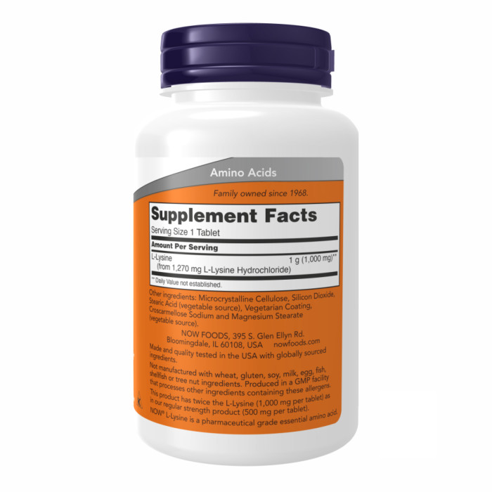 L-Lysine 1000mg - 250 tabs — офіційна ціна та характеристики