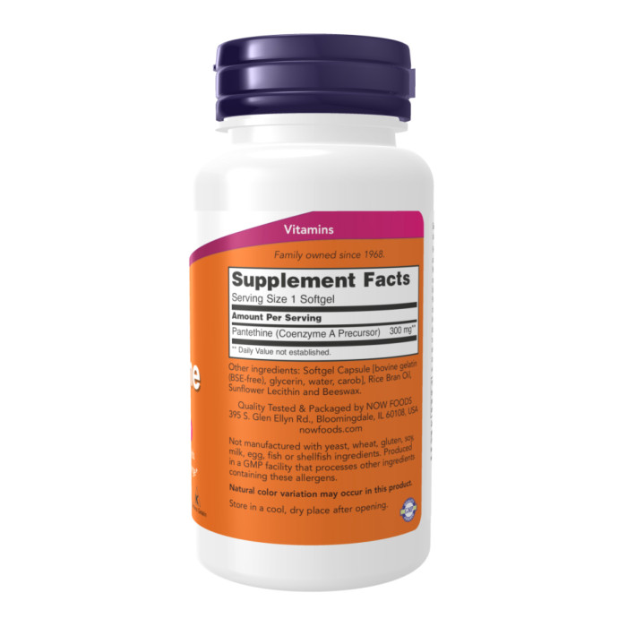 Pantethine 300 mg - 60 softgels — офіційна ціна та характеристики