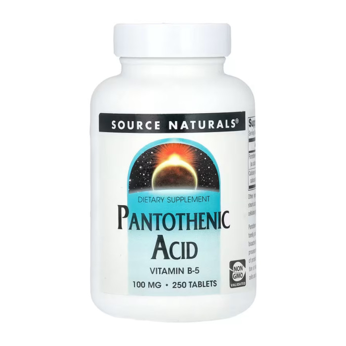 Pantothenic Acid 100 mg - 250 tabs — офіційна ціна та характеристики