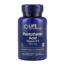 Pantothenic Acid 500 mg - 100 vcaps