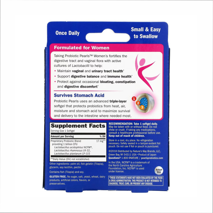 Pearls Women - 30 softgels — офіційна ціна та характеристики