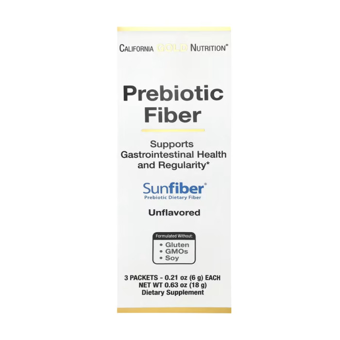 Prebiotic Fiber - 3 packets Unflavored (До 10.25) — офіційна ціна та характеристики