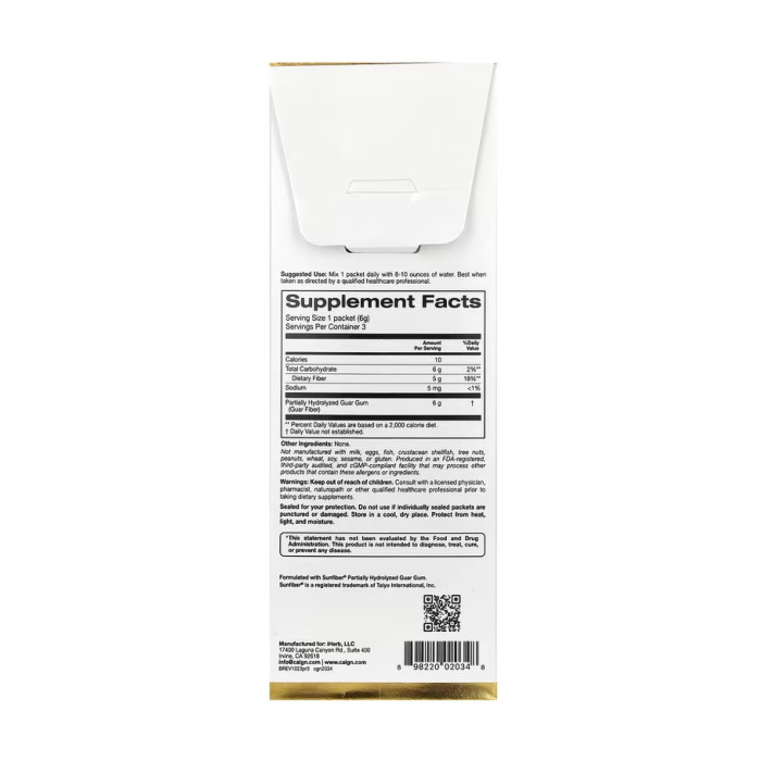Prebiotic Fiber - 3 packets Unflavored (До 10.25) — офіційна ціна та характеристики