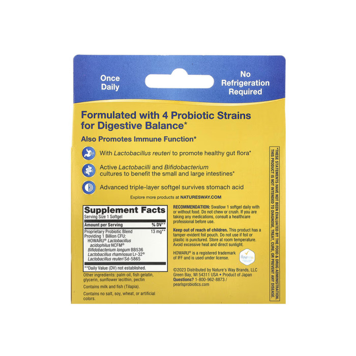 Primadophilus® Reuteri Probiotic Pearls - 30 softgels — офіційна ціна та характеристики