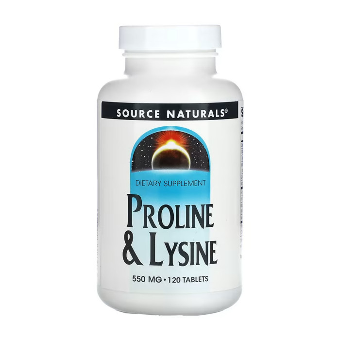Proline & Lysine 550 mg - 120 tabs — офіційна ціна та характеристики