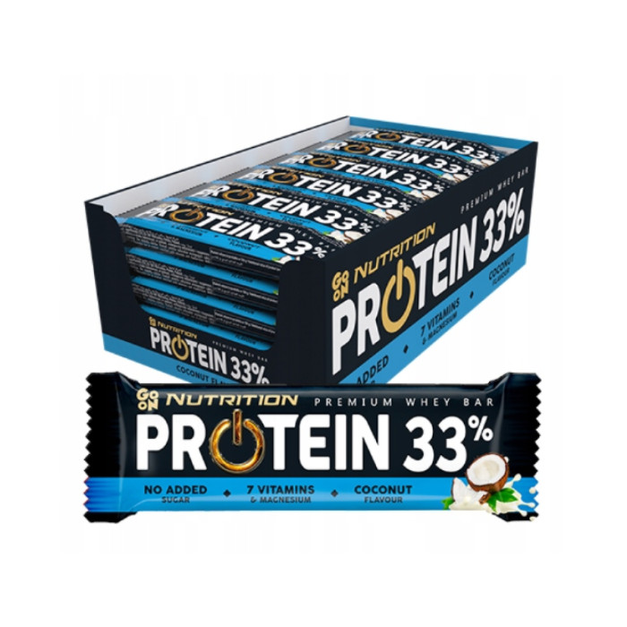 Protein 33% Bar - 25x50g Coconut — офіційна ціна та характеристики