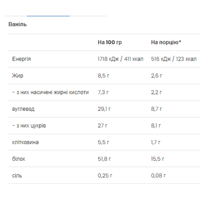 Protein Milkshake - 500g Vanilla (До 08.26)