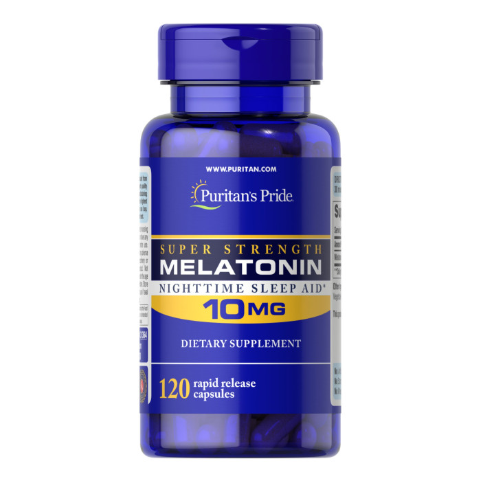 Melatonin 10mg - 120tabs — офіційна ціна та характеристики