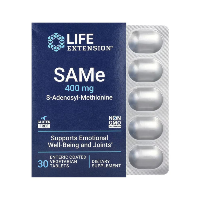 SAMe 400 mg - 30 tabs — офіційна ціна та характеристики