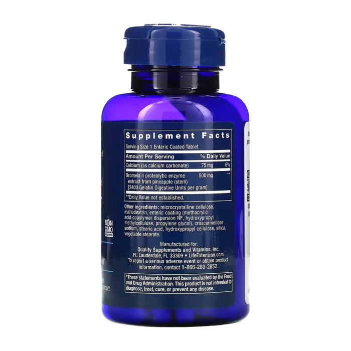 Specially-Coated Bromelain	500 mg - 60 tabs — офіційна ціна та характеристики